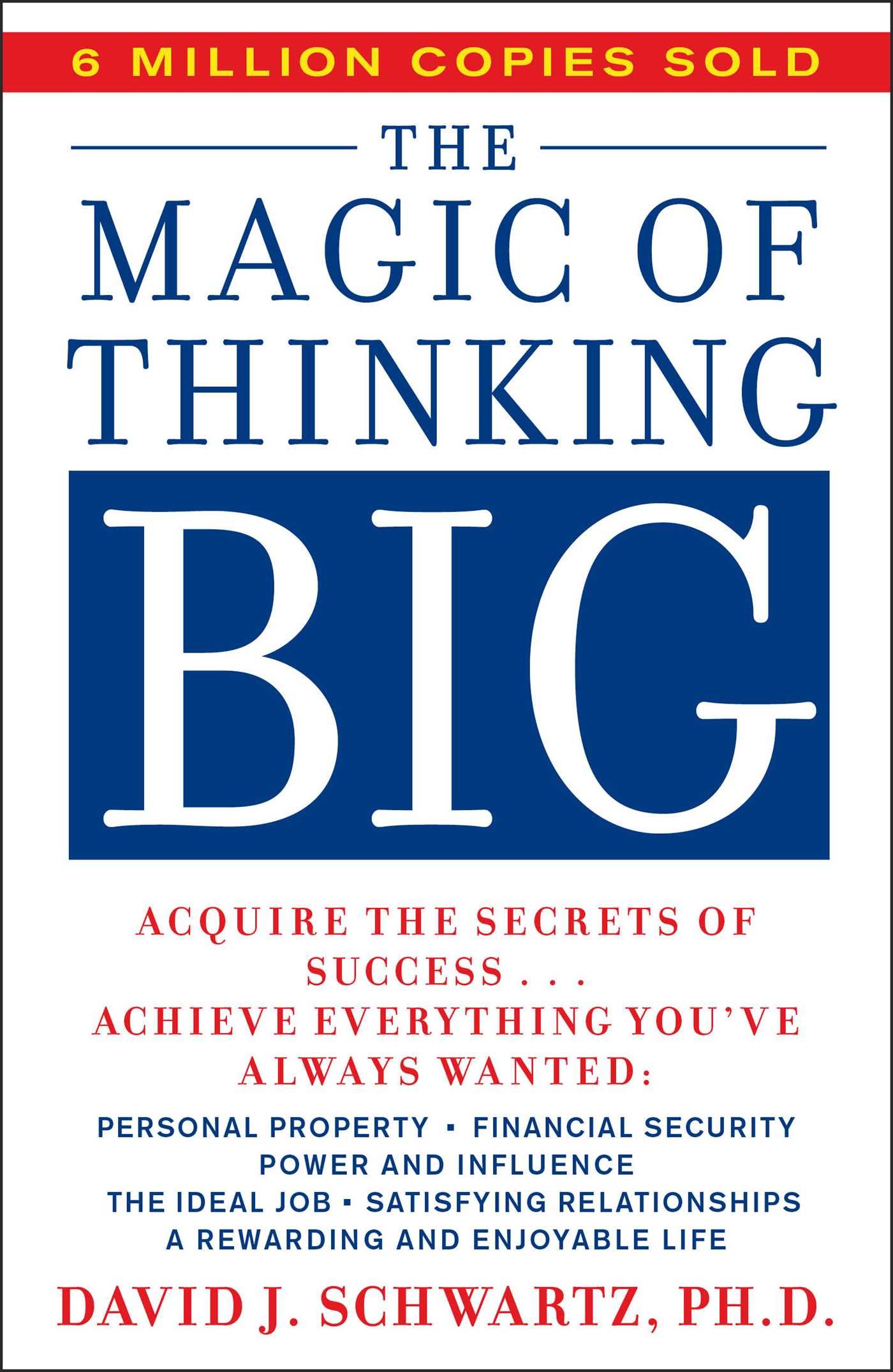 Ảnh bìa trước cuốn sách The Magic of Thinking Big (ảnh: internet).