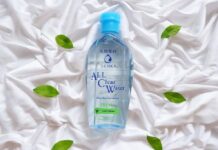 Review nước tẩy trang Senka All Clear Water Fresh: Da sạch thoáng, mát mịn