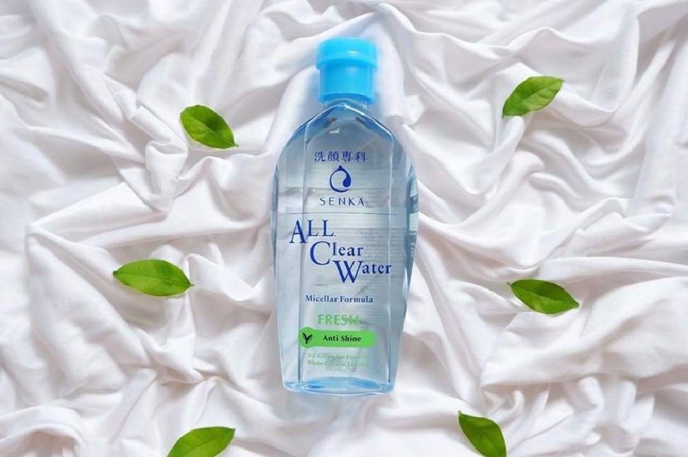 Review nước tẩy trang Senka All Clear Water Fresh: Da sạch thoáng, mát mịn  - BlogAnChoi