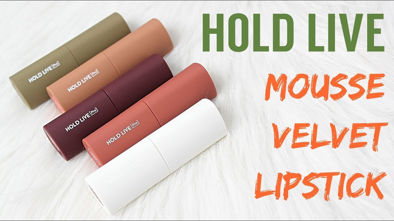 Review son Holdlive Mousse Velvet Lipstick: son giá rẻ chất lượng bất ngờ