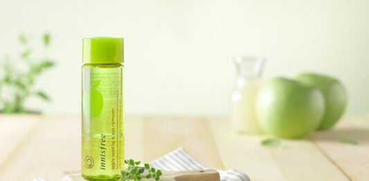 Review tẩy trang mắt môi Innisfree Apple Seed Lip & Eye Remover: dịu nhẹ và lành tính cho da Sản phẩm có thiết kế đơn giản (nguồn: Internet)
