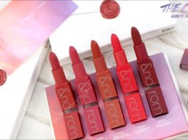 Review son Romand Zerogram Sunset Edition: son mướt môi chuẩn lì Bộ sưu tập son giới hạn mới đến từ nhà Romand (nguồn: Internet)