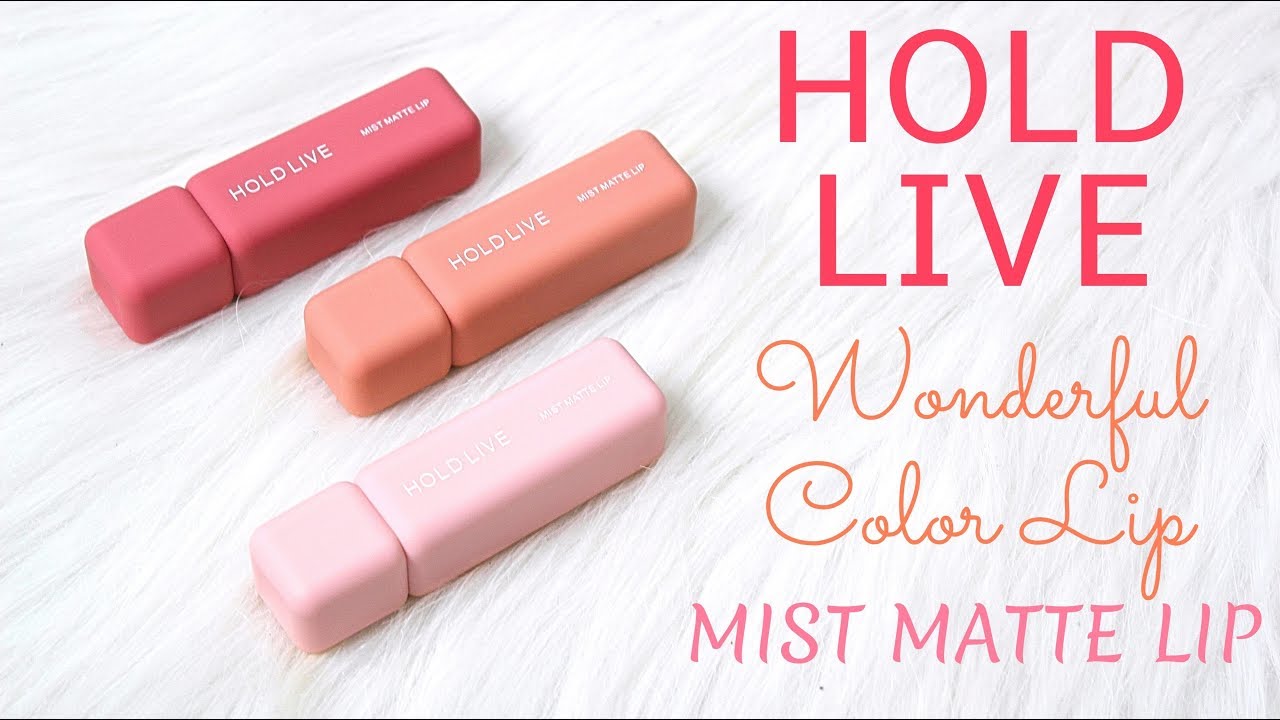Review son Hold Live Wonderful Color Lip Mist Matte Lip: mua 1 được 3 giá dưới 200.000 đồng - BlogAnChoi