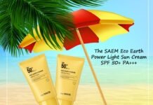 kem chống nắng The SAEM Eco Earth Power Light Sun Cream