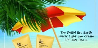 kem chống nắng The SAEM Eco Earth Power Light Sun Cream