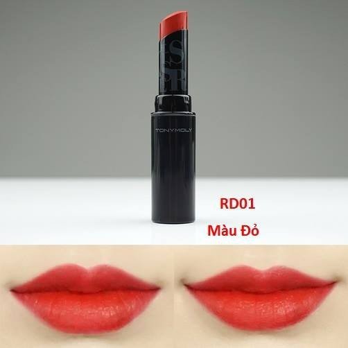 Màu đỏ RD01 chuẩn của kiss lover style matte cực quyến rũ 