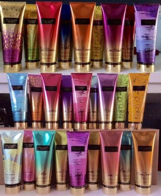 Victoria's Secret Fragance Lotion vô cùng đa dạng về mùi hương. (nguồn: Internet)