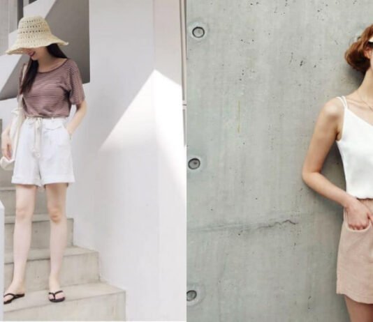 Quần short vải