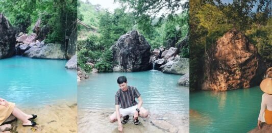 suối đá vàng