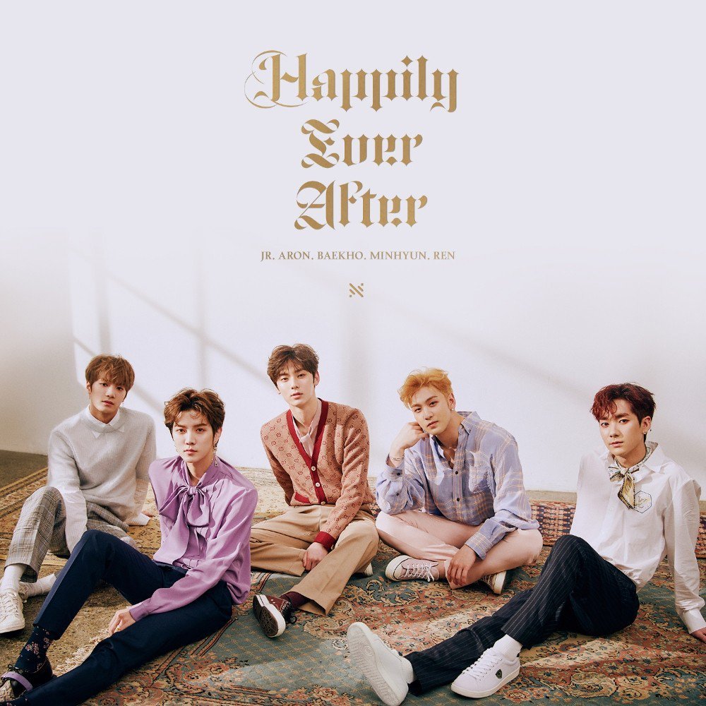 "Happily Ever After" là sản phẩm âm nhạc mà NU'EST phát hành đầu tiên với tư cách là một nhóm nhạc đầy đủ các thành viên trong 3 năm. (Nguồn: Internet)