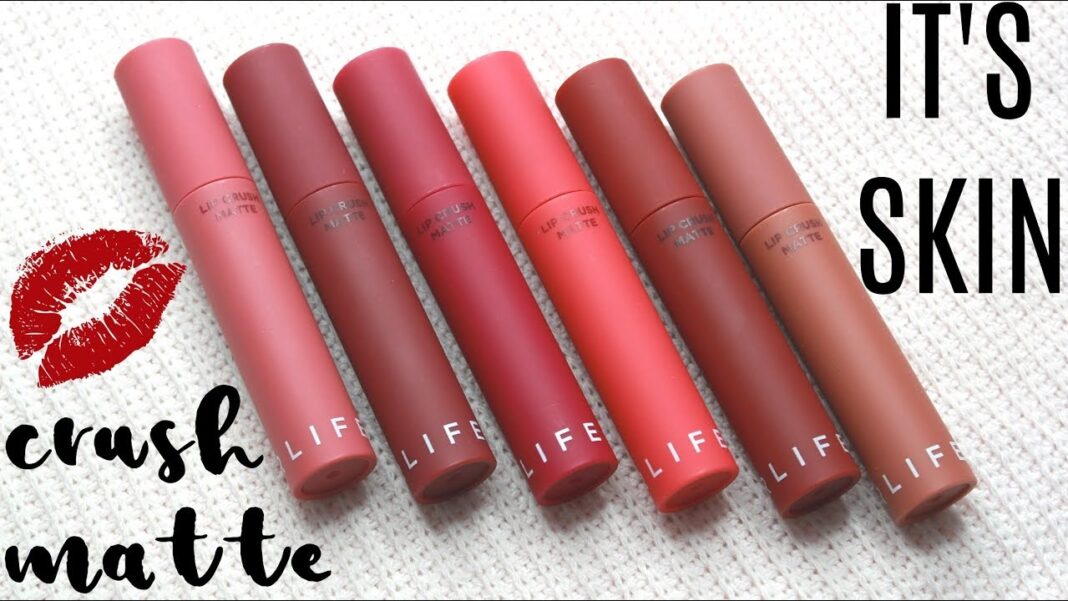 Bộ sưu tập son It's Skin Life Color Lip Crush Matte (nguồn: Internet)
