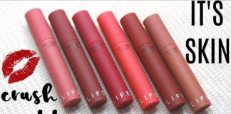 Bộ sưu tập son It s Skin Life Color Lip Crush Matte (nguồn: Internet)