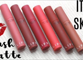 Bộ sưu tập son It s Skin Life Color Lip Crush Matte (nguồn: Internet)