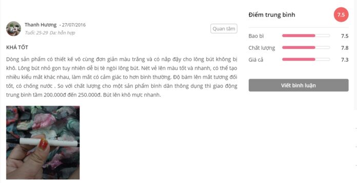 Đánh giá của khách hàng tại Sheis