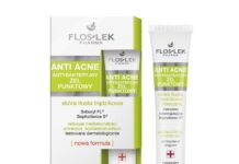 Thiết kế đơn giản của Floslek Anti Acne Antibacterial Intense Gel. (nguồn: Internet)