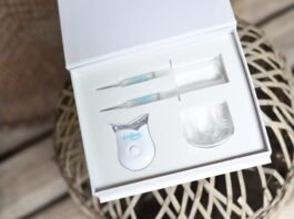 Bộ kit trắng răng Smilee. (Nguồn: Internet)