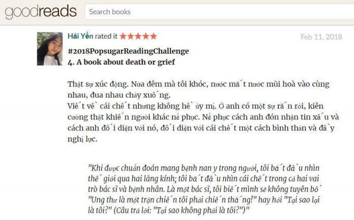 review sách hồi ký Khi Hơi Thở Hóa Thinh Không