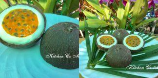Bánh chocolate vỏ trái dừa khô