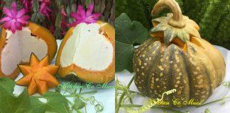 Bí đỏ nhân trứng nước cốt dừa