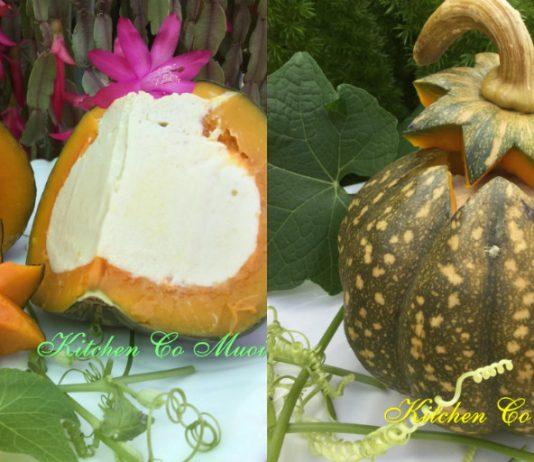 Bí đỏ nhân trứng nước cốt dừa