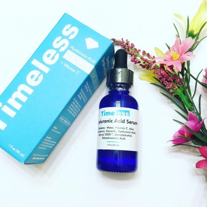 Review tinh chất Timeless Hyaluronic Acid Vitamin C Serum Dưỡng ẩm và