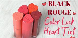 Black Rouge Color Lock Heart Tint
