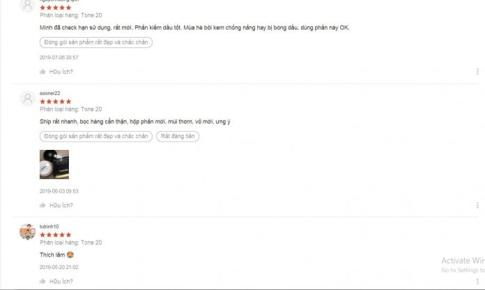 Đánh giá của khách hàng trên Shopee. (nguồn: BlogAnChoi)
