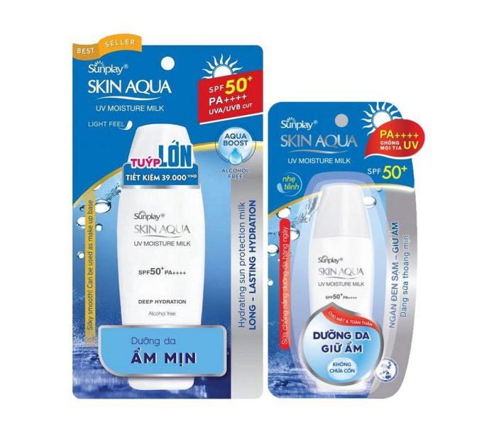 Kem chống nắng dưỡng ẩm Sunplay UV Moisture Milk SPF50+ PA++++