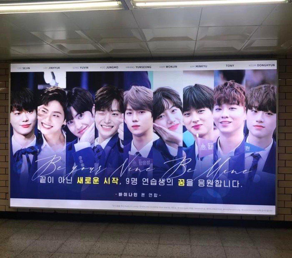 Biển quảng cáo tại tàu điện ngầm của BY9