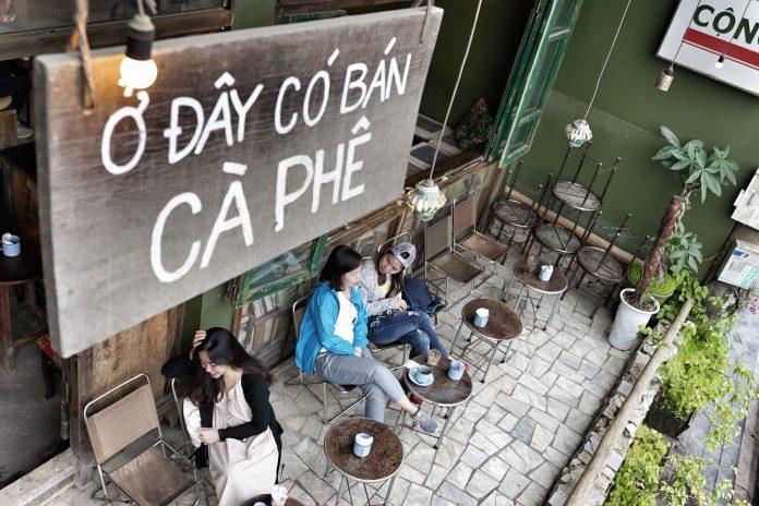 Một góc của Cộng cafe