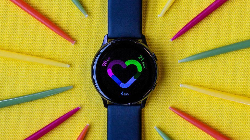 Hệ thống theo dõi sức khỏe của Galaxy Watch Active. Nguồn: internet.