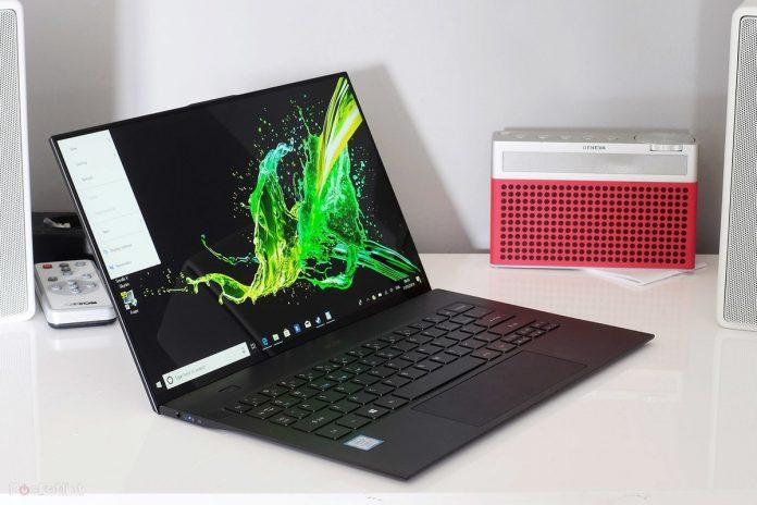 Acer Swift 7 là laptop mỏng nhẹ nhất hiện tại. Ảnh: internet