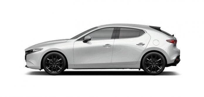 Mazda 3 2020 phiên bản màu trắng. Ảnh: internet