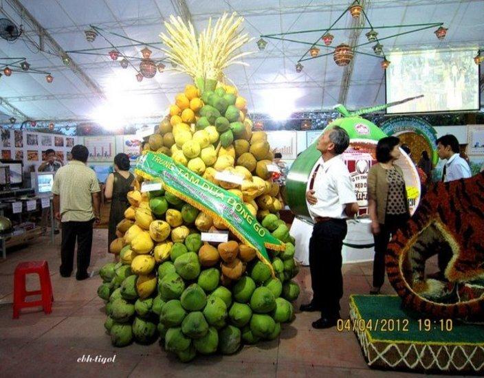 Hình ảnh tại Triển lãm các sản phẩm từ dừa năm 2012