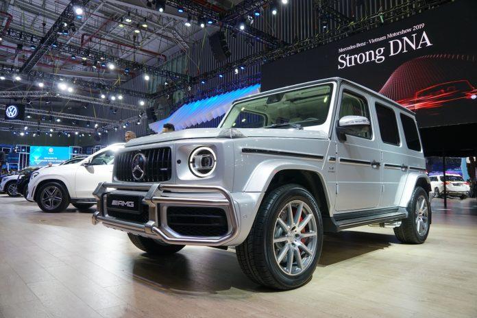 Mẫu xe Mercedes-AMG G 63 2020 tại triển lãm. Ảnh: internet