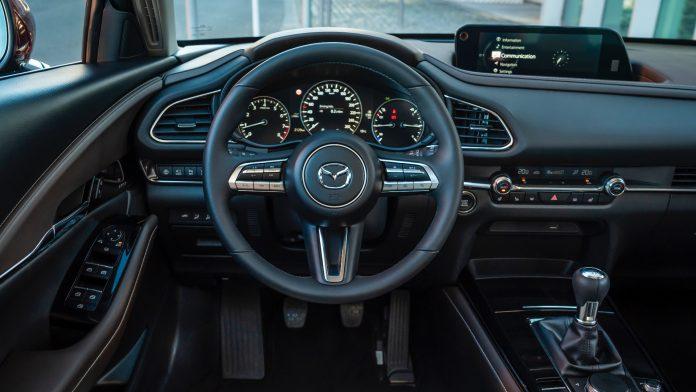 Nội thất trên Mazda MX-30. Ảnh: internet