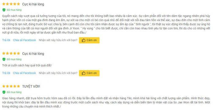 Cảm nhận của đọc giả(Ảnh: BlogAnChoi)