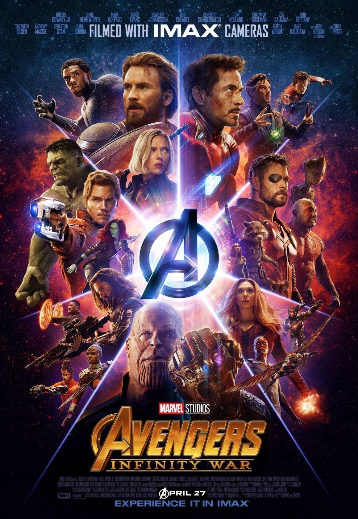 Poster phim Avengers: Infinity War (Ảnh: Internet)