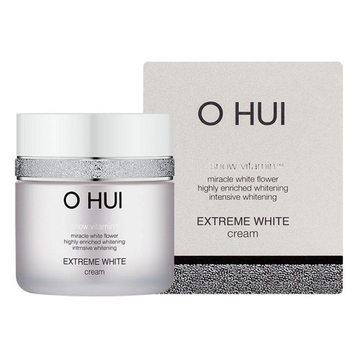 nét O HUI Extreme White Cream Snow Vitamin đem lại làn da trắng sáng rạng rỡ với tác dụng làm trắng, làm sáng và chống sạm nám. (Nguồn: Internet).