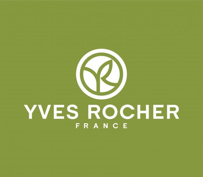 Thương hiệu Yves Rocher với logo màu xanh lá thiên nhiên, đơn giản, mát mắt. (Ảnh: Internet)