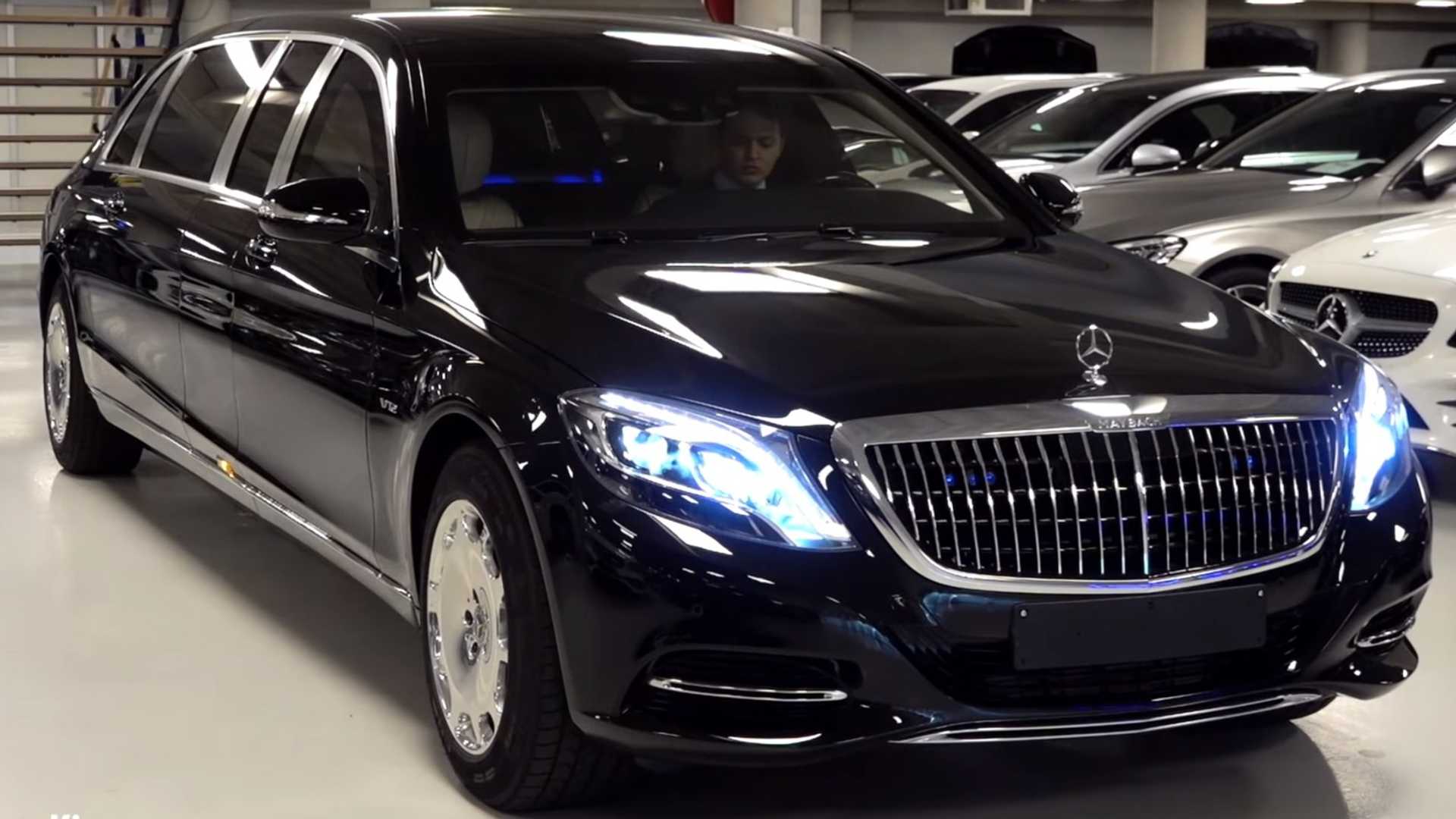 Mẫu xe bọc thép Mercedes-Maybach S600 Pullman Guard. Ảnh: internet