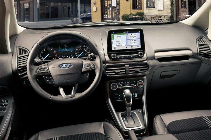 Bảng taplo và màn hình điều khiển của EcoSport 2019