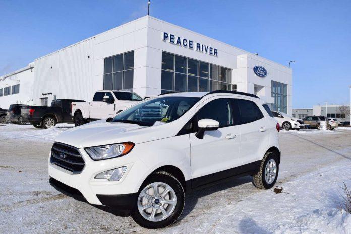 Ford EcoSport phiên bản màu trắng