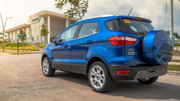 Ford EcoSport phiên bản màu xanh dương