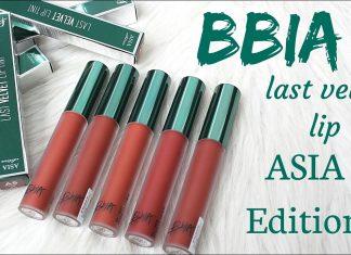 Thiết kế của son BBIA Last Velvet Lip Tint Asia Edition hiện rõ không khí Giáng Sinh. (nguồn: Internet)