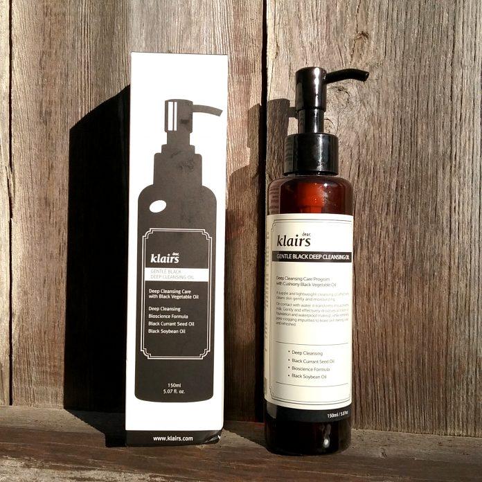 dầu tẩy trang Klairs Gentle Black Deep Cleansing Oil (ảnh: Internet)