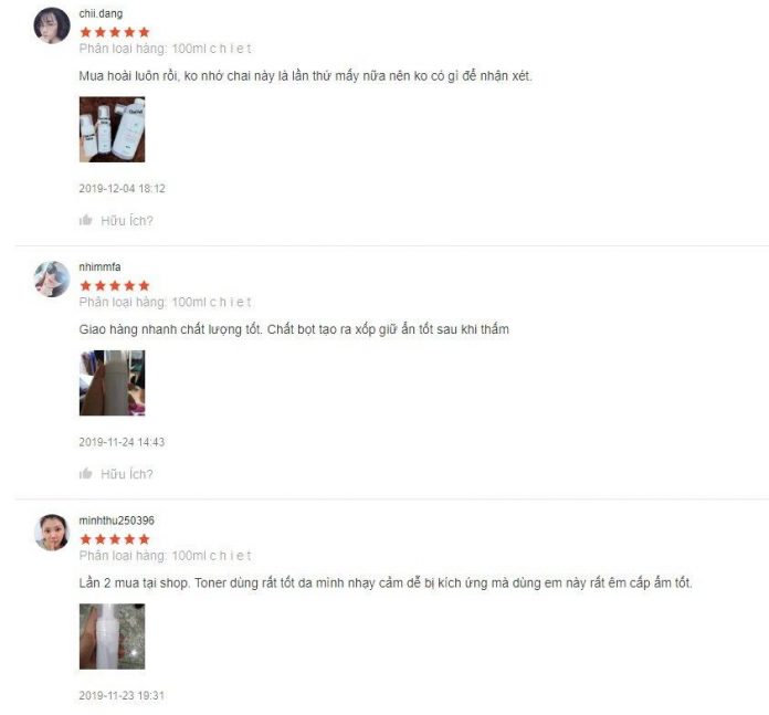 Toner Tosowoong được đông đảo khách hàng yêu mến. (Nguồn: BlogAnChoi).