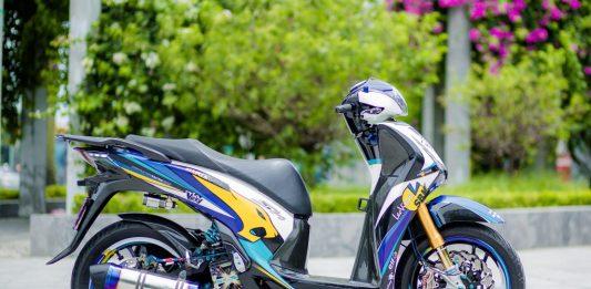 Mẫu xe độ Honda SH 150i. Ảnh: Dũng LêMẫu xe độ Honda SH 150i. Ảnh: Dũng Lê