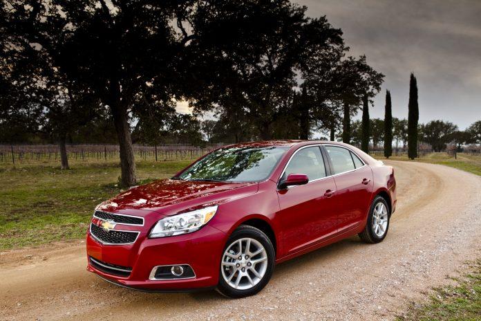 Mẫu xe ô tô Chevrolet Malibu 2013. Ảnh: internet