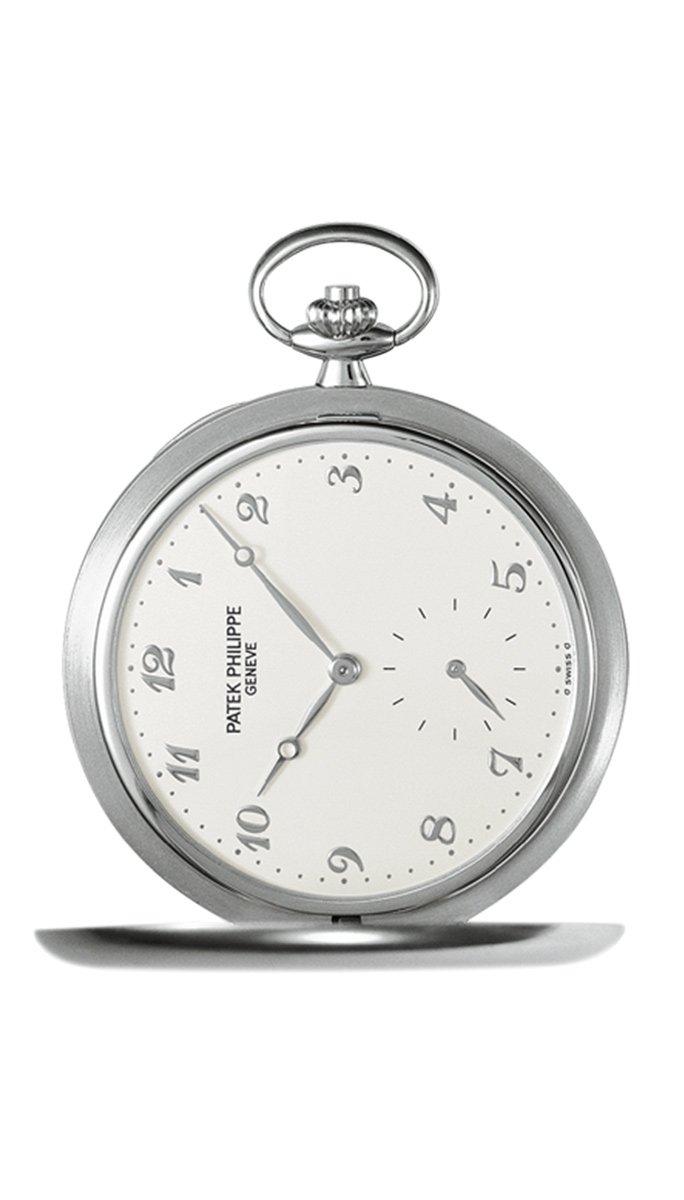 Chiếc đồng hồ màu bạch kim sang trọng mang tên 980G của Patek Philippe. (Nguồn: Internet).